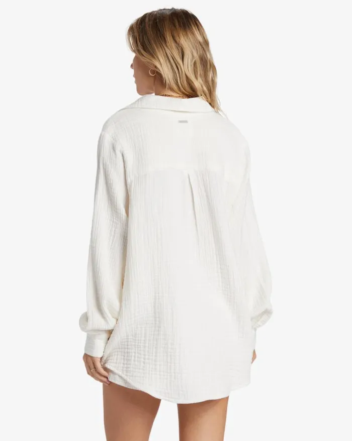 Billabong Tops Swell Shirt Shirt Salt Crystal 8211 Women