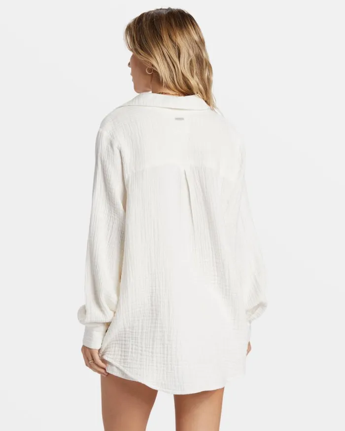 Billabong Tops Swell Shirt Shirt Salt Crystal 8211 Women