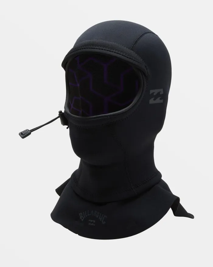 Billabong Wetsuit Accessories 2mm Furnace Upcycler Wetsuit Hood Black 8211 Men