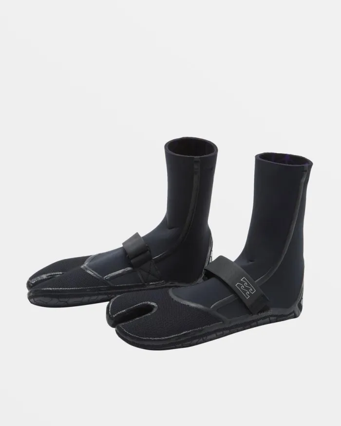 Billabong Wetsuit Accessories 3mm Furnace Upcycler Split Toe Wetsuit Boots Black 8211 Men