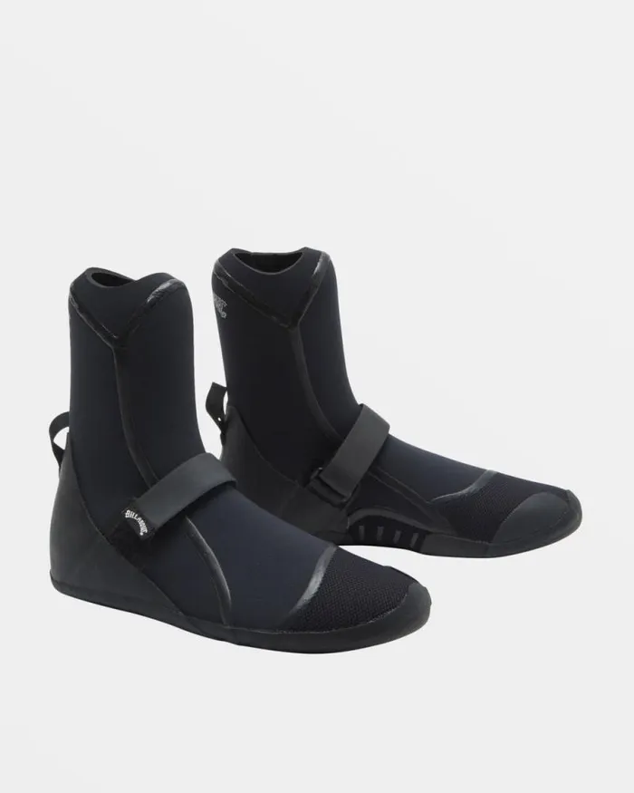 Billabong Wetsuit Accessories 5mm Furnace Upcycler Round Toe Wetsuit Boots Black 8211 Men Billabong Wetsuit Accessories 5mm Furnace Upcycler Round Toe Wetsuit Boots Black 8211 Men