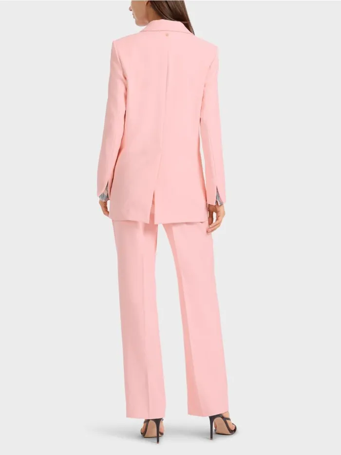 Blazer Damen Marc Cain Blazer Im CrinkleLook Soft Powder Pink