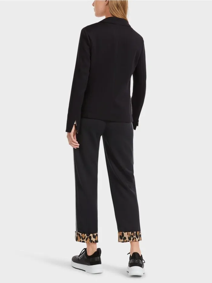 Blazer Damen Marc Cain Kurzer Taillierter Blazer Black