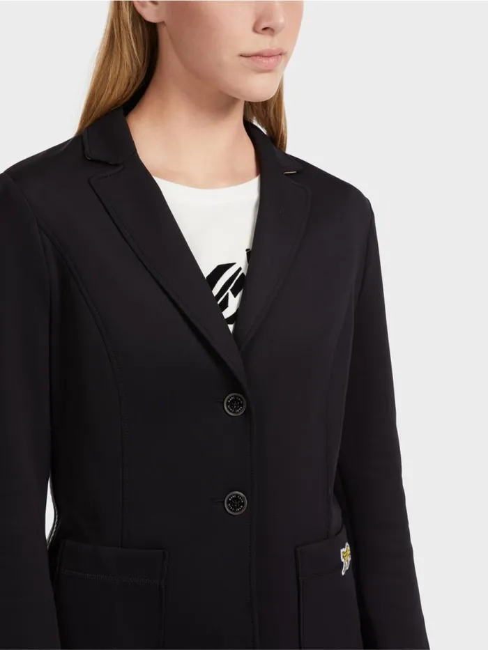 Blazer Damen Marc Cain Kurzer Taillierter Blazer Black