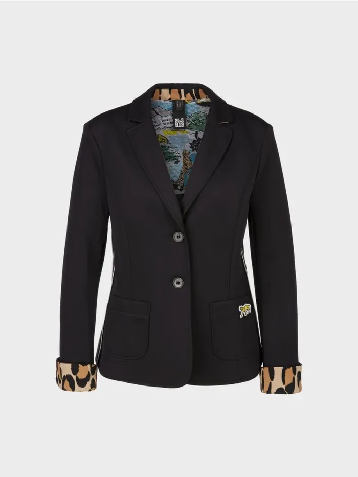 Blazer Damen Marc Cain Kurzer Taillierter Blazer Black
