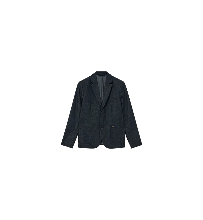 Blazers Men MOS MOSH MMGMason Herringbone Blazer Indigo Blue