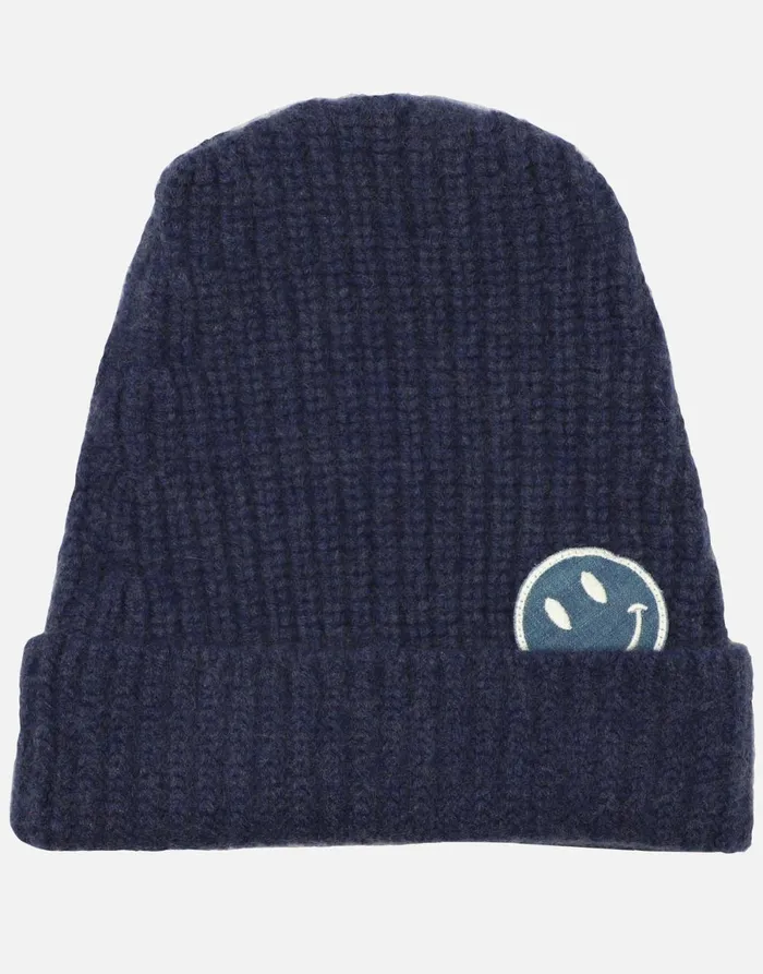 Blix Denim Happyface Navy Women039s Lauren Moshi Sweaters and Knits