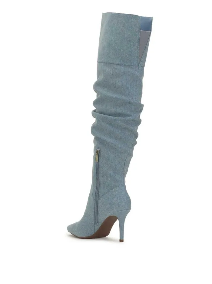 Boots and Booties Shoes Jessica Simpson Anitah Over The Knee Boot In Denim