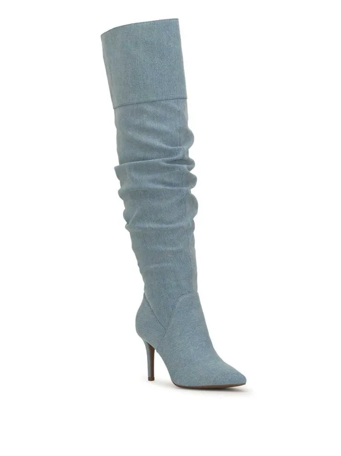 Boots and Booties Shoes Jessica Simpson Anitah Over The Knee Boot In Denim