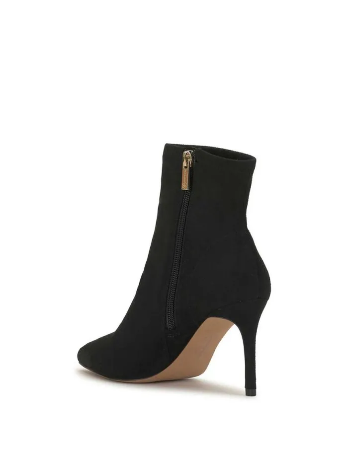 Boots and Booties Shoes Jessica Simpson Semaja Pointed Toe Bootie In Black Suede