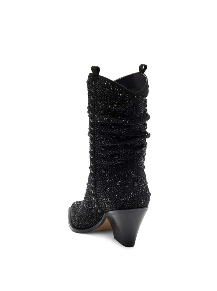 Boots and Booties Shoes Jessica Simpson Zellya Western Bootie In Black
