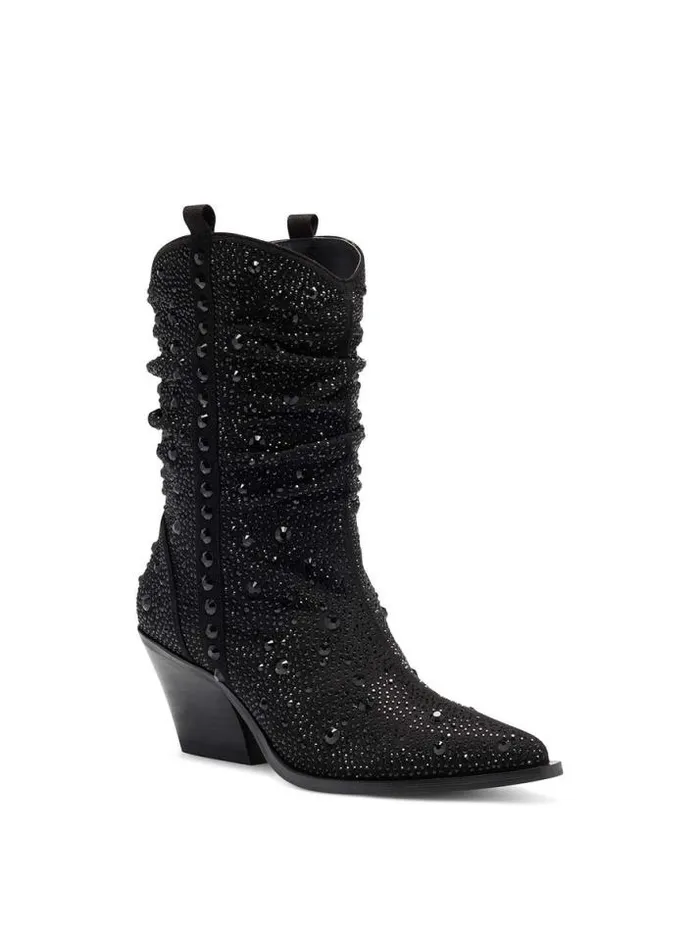 Boots and Booties Shoes Jessica Simpson Zellya Western Bootie In Black