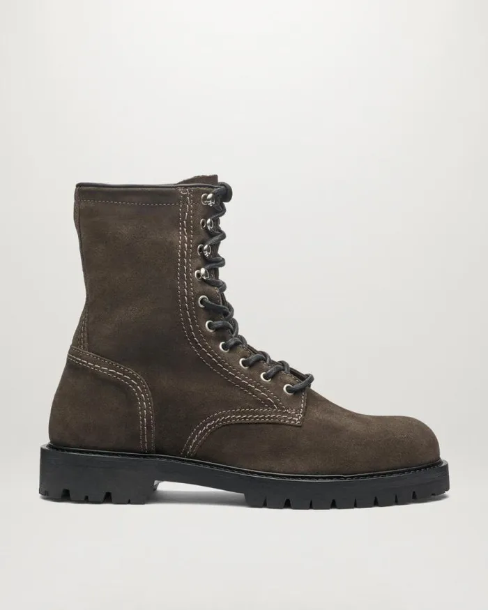 Boots Men Belstaff Marshall Lace Up Boots Stone