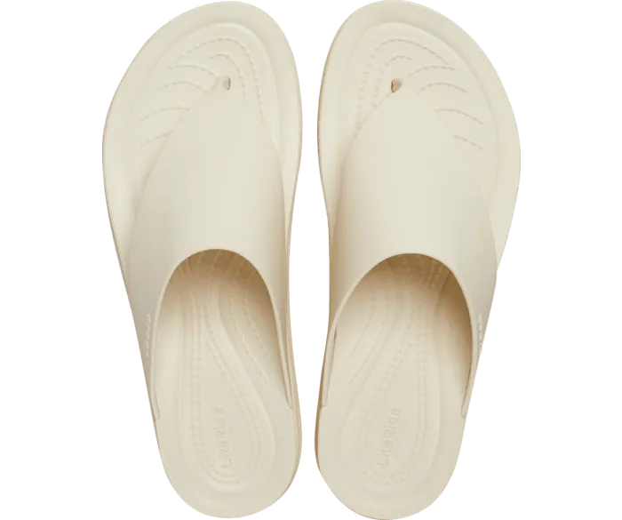Brooklyn Flip Bone Women Crocs Platforms 038 Wedges