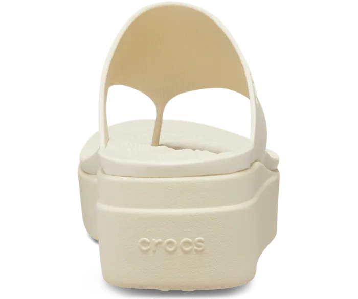 Brooklyn Flip Bone Women Crocs Platforms 038 Wedges