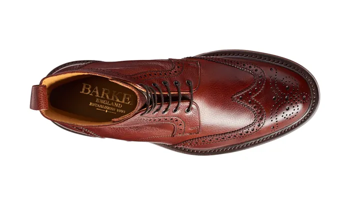 Calder 8211 Cherry Grain Men Barker Shoes Mens Boots