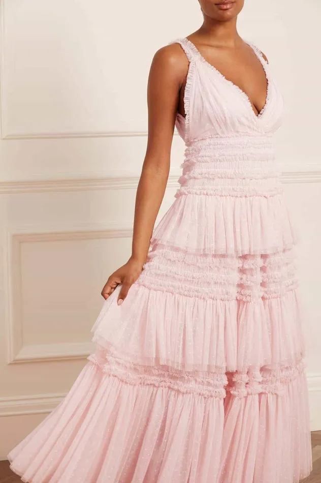 Candice Gown Pink Women Needle and Thread Dresses