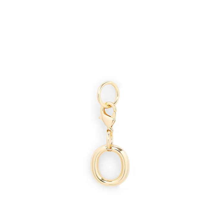 Charm Letter O Gold Color Women Lancel Key Ring Charm Letter O Gold Color Women Lancel Key Ring