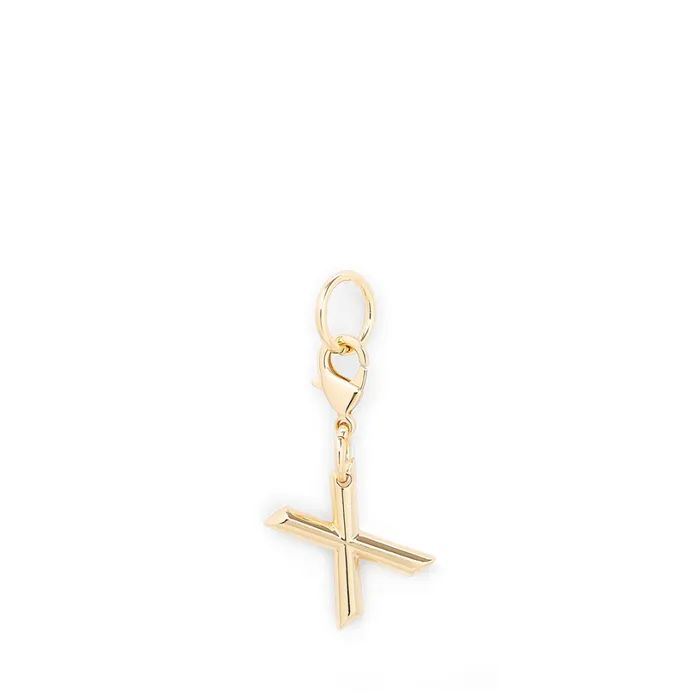 Charm Letter X Gold Color Women Lancel Charms Charm Letter X Gold Color Women Lancel Charms