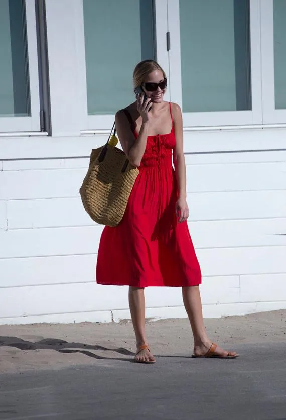 Ciao Lucia Long Dresses Gabriela Dress Chili 8211 Women