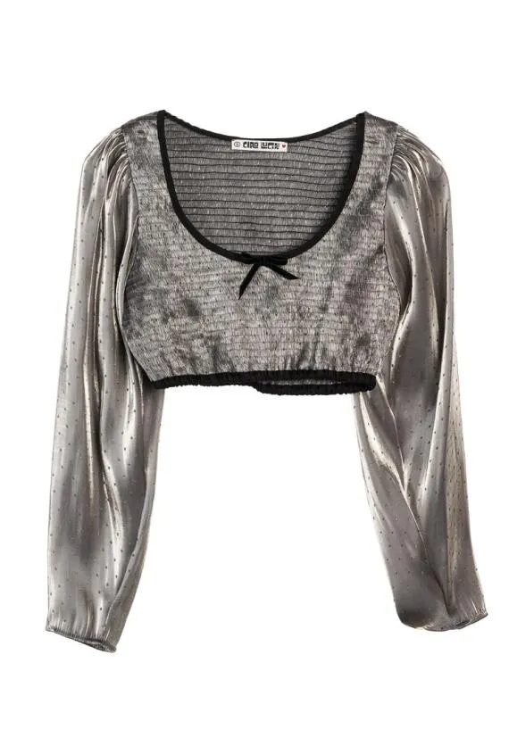 Ciao Lucia Long Sleeve Tops Corelia Top Oyster 8211 Women