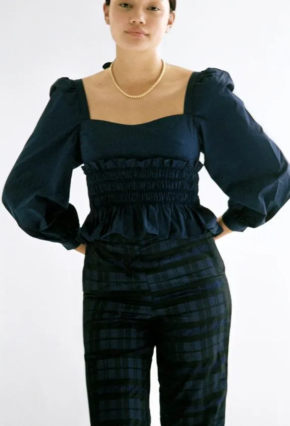 Ciao Lucia Long Sleeve Tops Katina Top Midnight 8211 Women