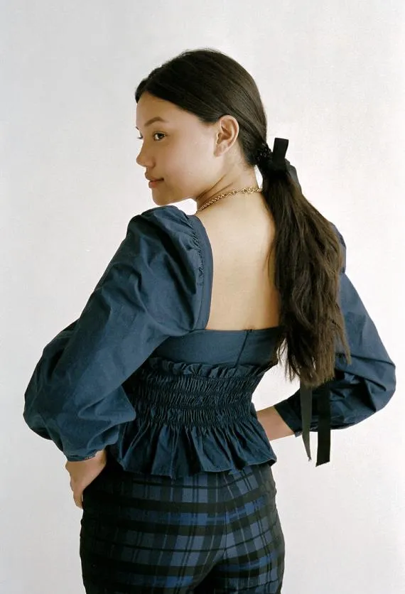 Ciao Lucia Long Sleeve Tops Katina Top Midnight 8211 Women