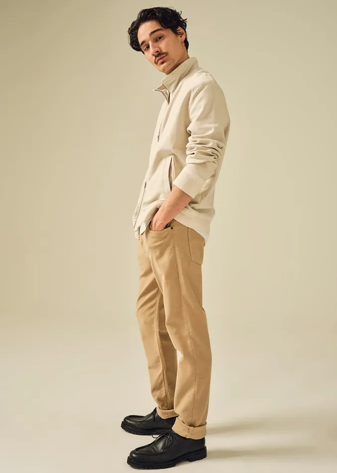 Citizens Of Humanity Adler Slim French Terry In Khaki Classic Men Pants