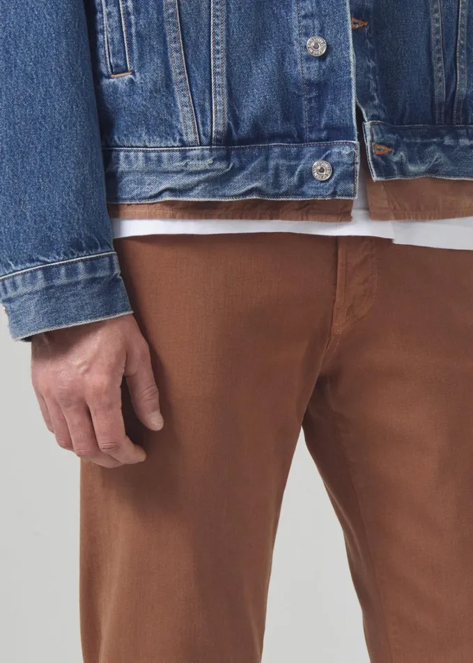 Citizens Of Humanity Adler Slim French Terry In Tree House Men Pants