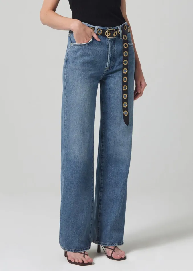Citizens Of Humanity Annina High Rise Wide Leg 30034 In Starsign Women Jeans