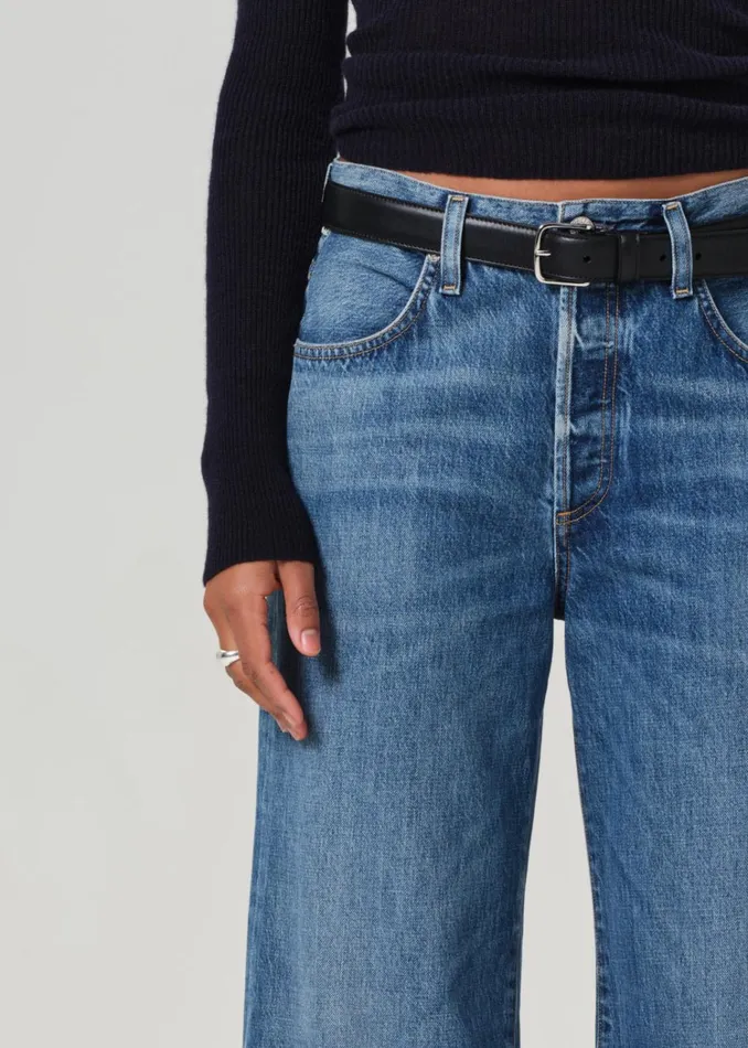Citizens Of Humanity Annina High Rise Wide Leg 30034 In Sunland Women Jeans