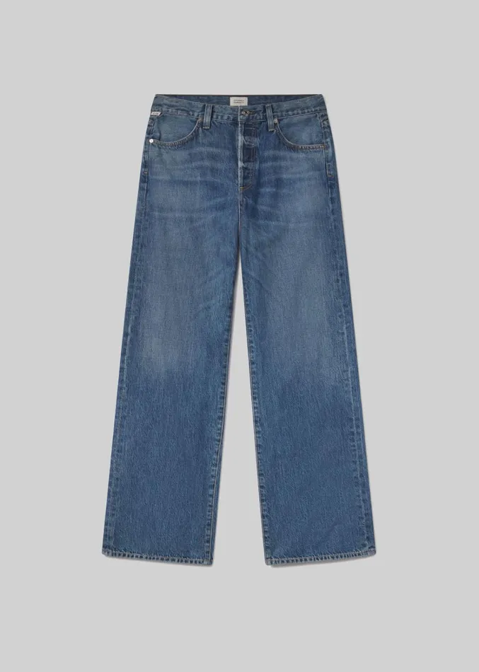 Citizens Of Humanity Annina High Rise Wide Leg 30034 In Sunland Women Jeans