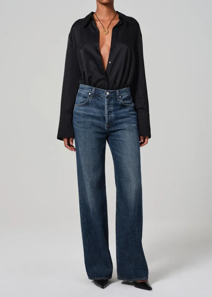 Citizens Of Humanity Annina High Rise Wide Leg 30034 In Westwood Women Jeans