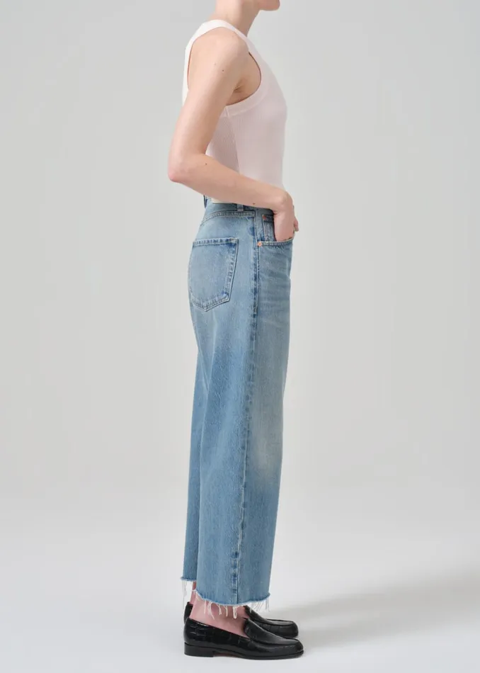 Citizens Of Humanity Ayla Raw Hem Crop In Sodapop Women Jeans