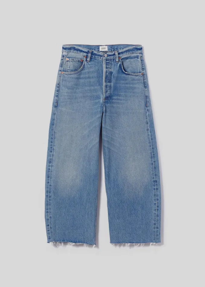 Citizens Of Humanity Ayla Raw Hem Crop In Sodapop Women Jeans