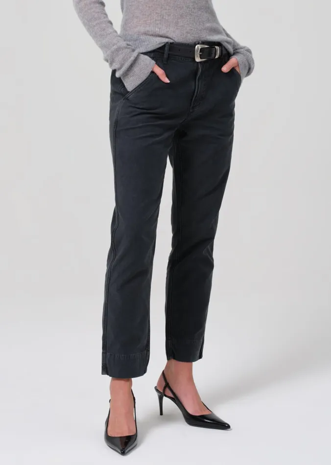 Citizens Of Humanity Carter Utility Pant In Washed Black Women Pants