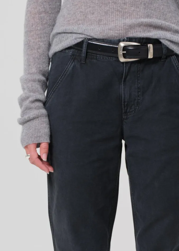 Citizens Of Humanity Carter Utility Pant In Washed Black Women Pants
