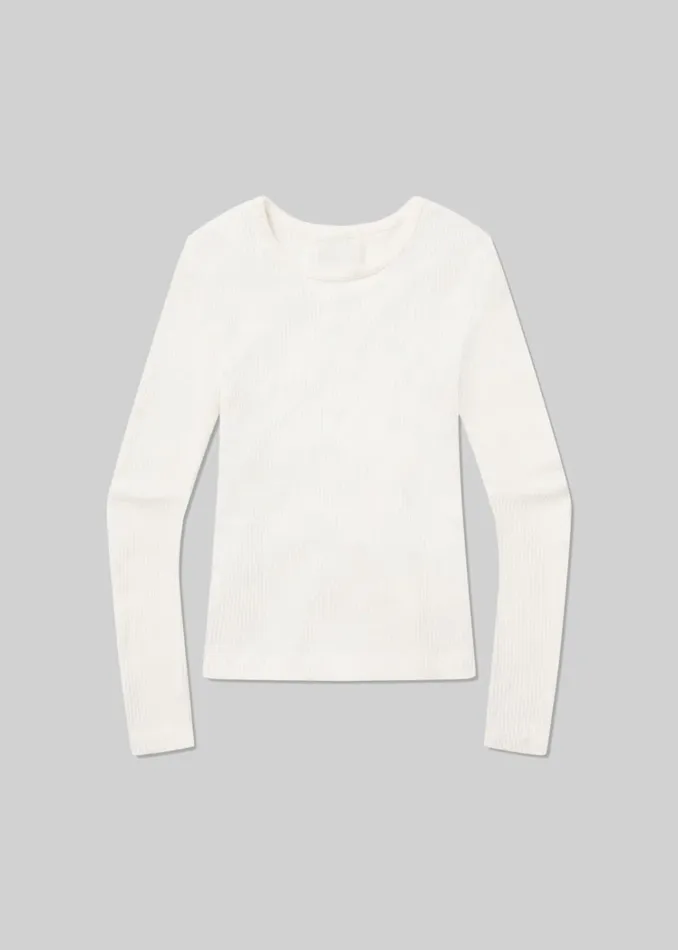 Citizens Of Humanity Cropped Faena Crewneck In Pashmina Women Tops