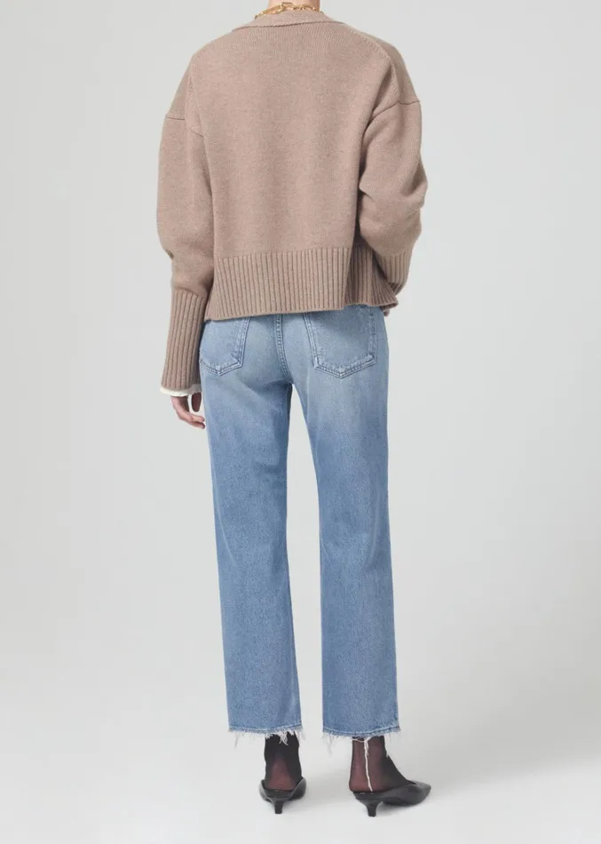 Citizens Of Humanity Emery Crop Relaxed Straight In Crescent Women Jeans