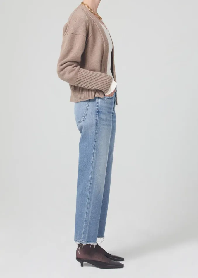 Citizens Of Humanity Emery Crop Relaxed Straight In Crescent Women Jeans