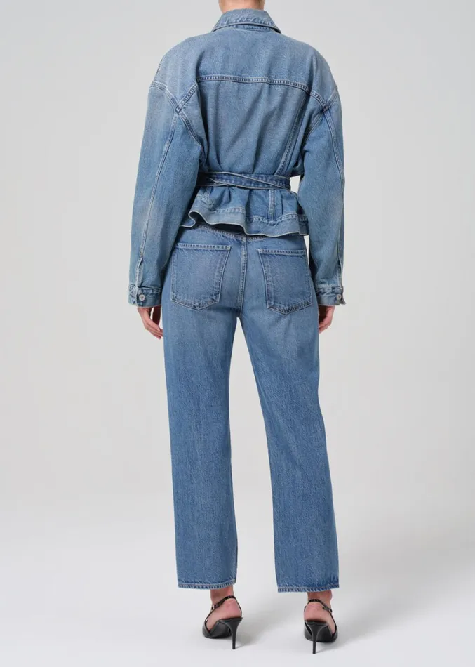 Citizens Of Humanity Emery Crop Relaxed Straight In Siesta Women Jeans