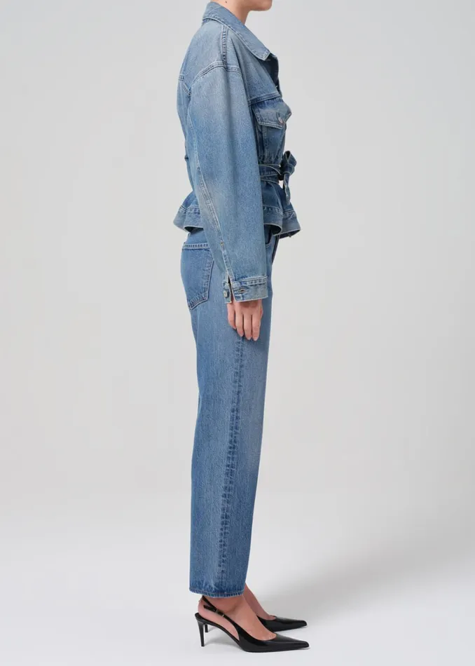 Citizens Of Humanity Emery Crop Relaxed Straight In Siesta Women Jeans