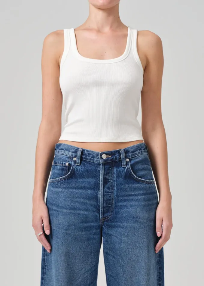Citizens Of Humanity Faye Tank In Pashmina Women Tops