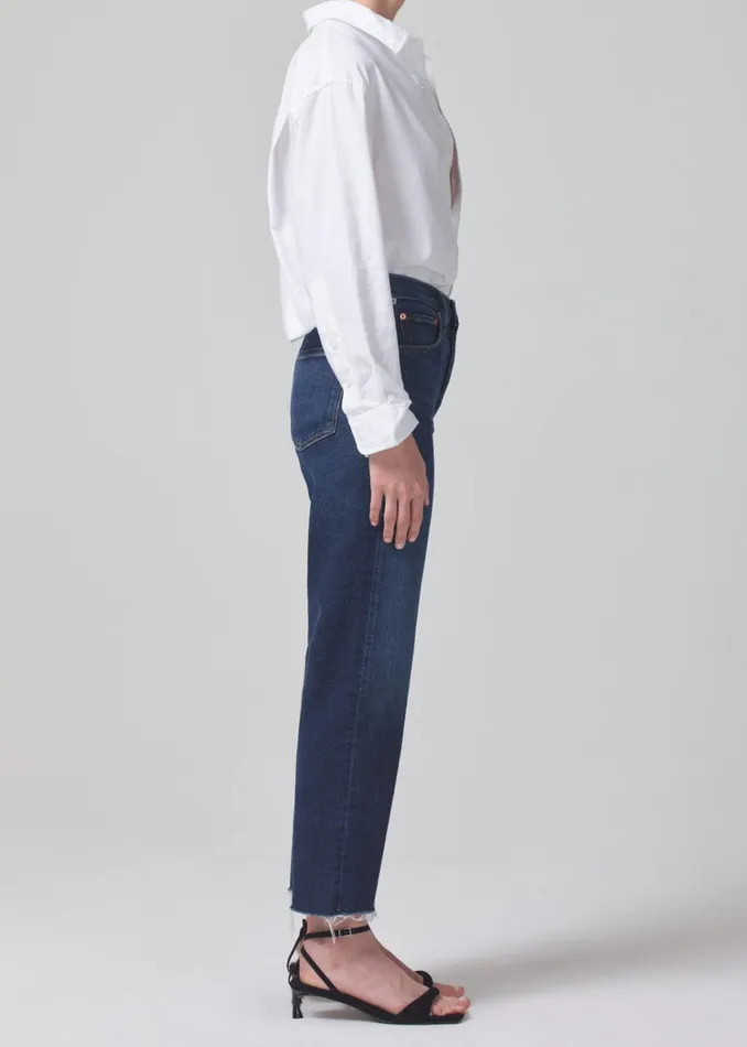 Citizens Of Humanity Florence Wide Straight In Everdeen Women Jeans