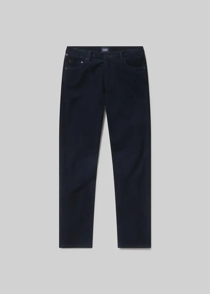 Citizens Of Humanity Gage Slim Straight Corduroy In Navy Men Pants