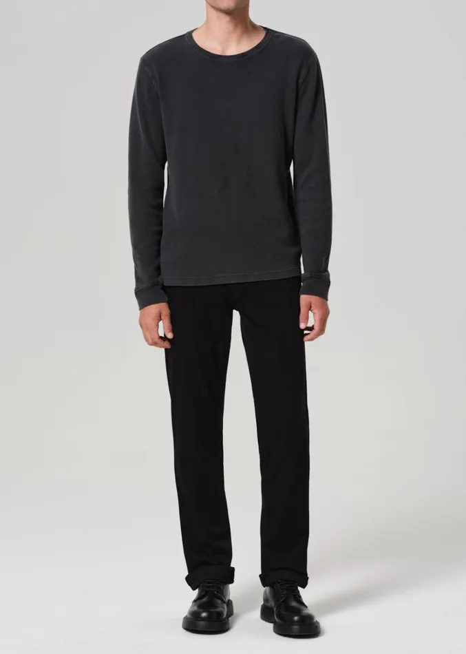 Citizens Of Humanity Gage Slim Straight Soft Weft In Black Men Pants