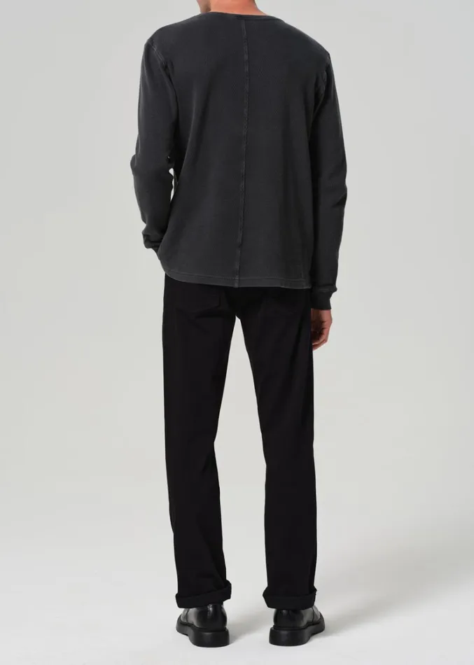 Citizens Of Humanity Gage Slim Straight Soft Weft In Black Men Pants