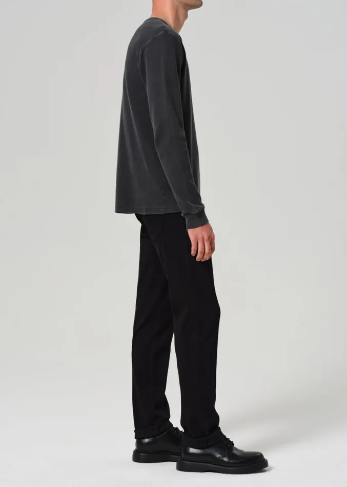 Citizens Of Humanity Gage Slim Straight Soft Weft In Black Men Pants