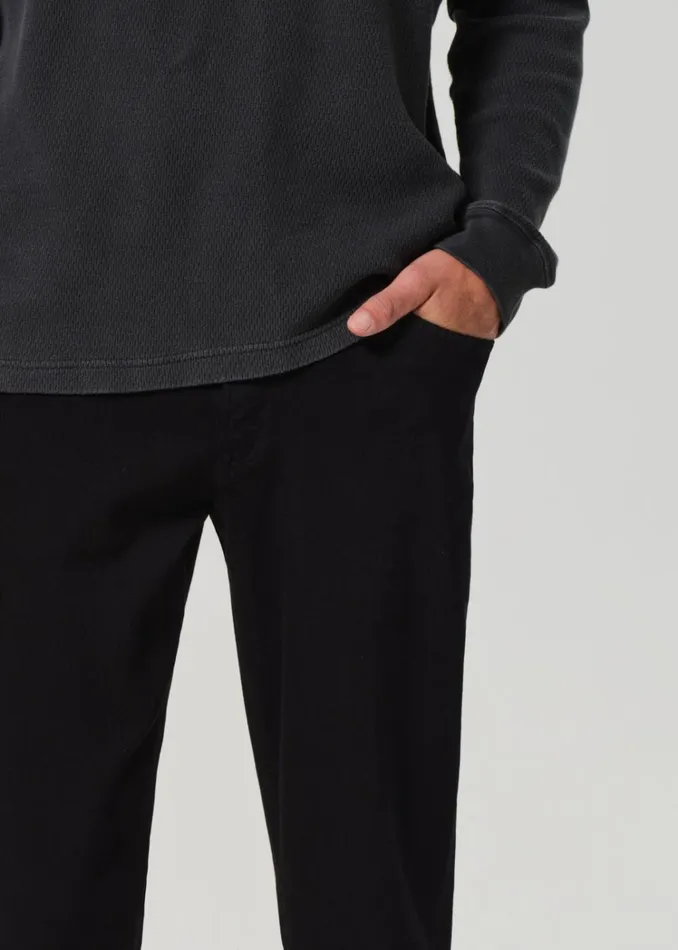 Citizens Of Humanity Gage Slim Straight Soft Weft In Black Men Pants