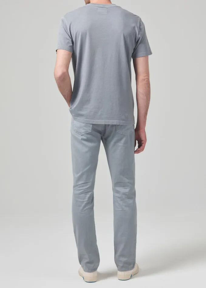 Citizens Of Humanity Gage Slim Straight Stretch Linen In Stone Age Men Pants